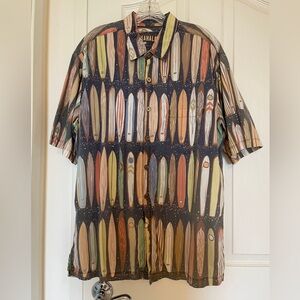 Kahala Surfboard Aloha Shirt
